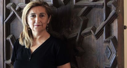 Rosalía Gómez, en Santa Clara, sede de la Bienal de Flamenco de Sevilla.