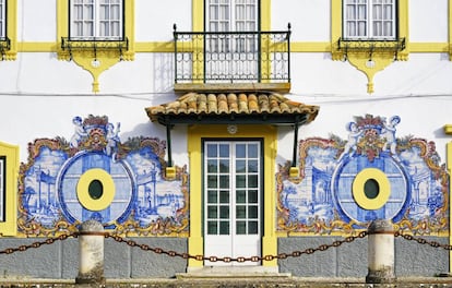 La bodega José Maria da Fonseca, en Azeitão, cerca de Setúbal (Portugal).