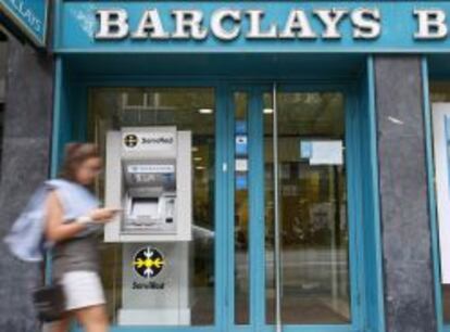 Imagen de una sucursal de Barclays en Espa&ntilde;a.