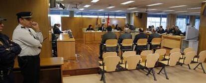 Sala de vistas de la Audiencia de Madrid en la que se celebra el juicio del ácido bórico.