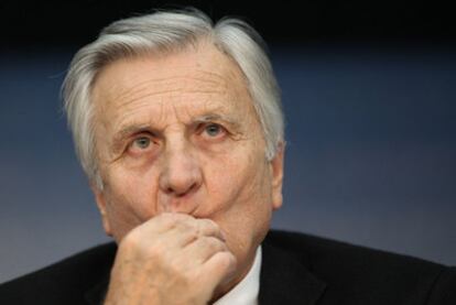 Jean-Claude Trichet, presidente del Banco Central Europeo, el pasado jueves.