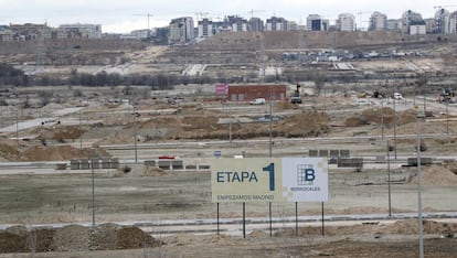 Situación actual de las obras de urbanización de Los Berrocales. 