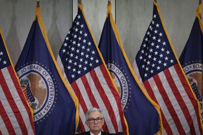 Federal Reserve Chair Powell Speaks During The Thomas Laubach Research Conference