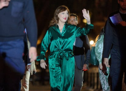 La actriz Susan Sarandon durante el photocall del BCN Film Fest por el aniversario de la película 'Thelma & Louise'.