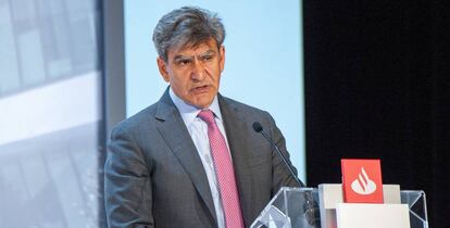 El consejero delegado de Banco Santander, José Antonio Álvarez