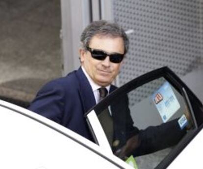 Jordi Pujol Ferrusola, tras su declaración en la Audiencia Nacional.