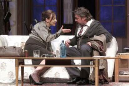 Carmen Machi y Pere Arquillué, en una escena de ‘¿Quién teme a Virginia Woolf?’.