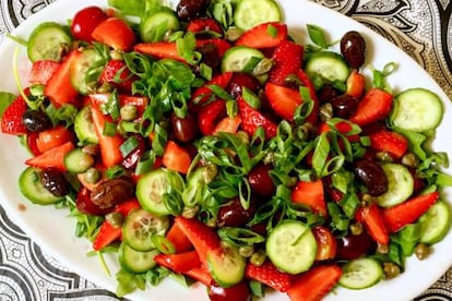 Tomate, cerezas y fresas: combinación infalible