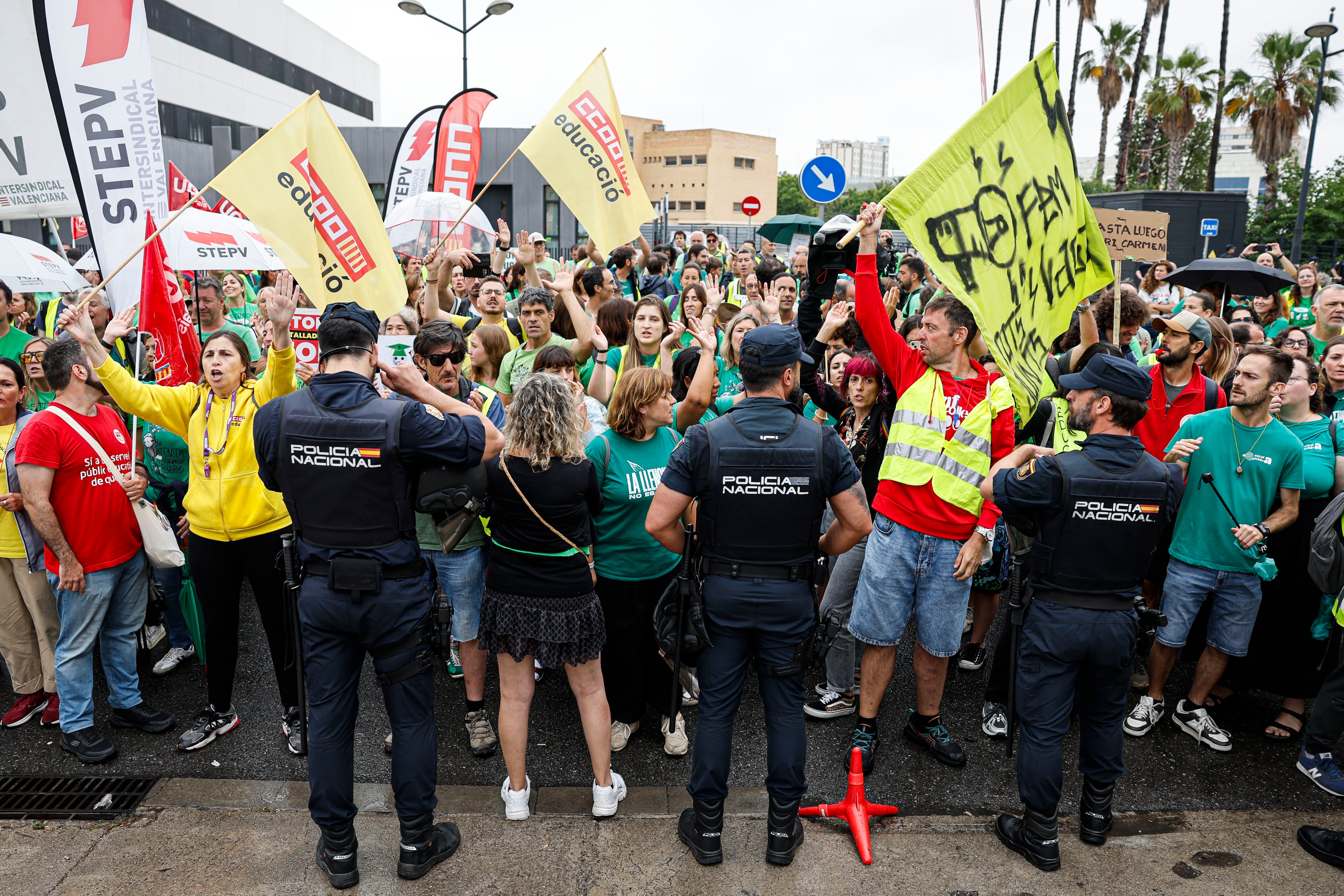 Valencian teachers' strike enters 20th day with no agreement