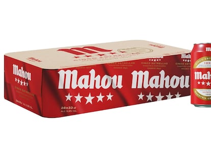 34% de descuento en este pack de cerveza Mahou 5 estrellas 28 latas. SOLO 14,95€