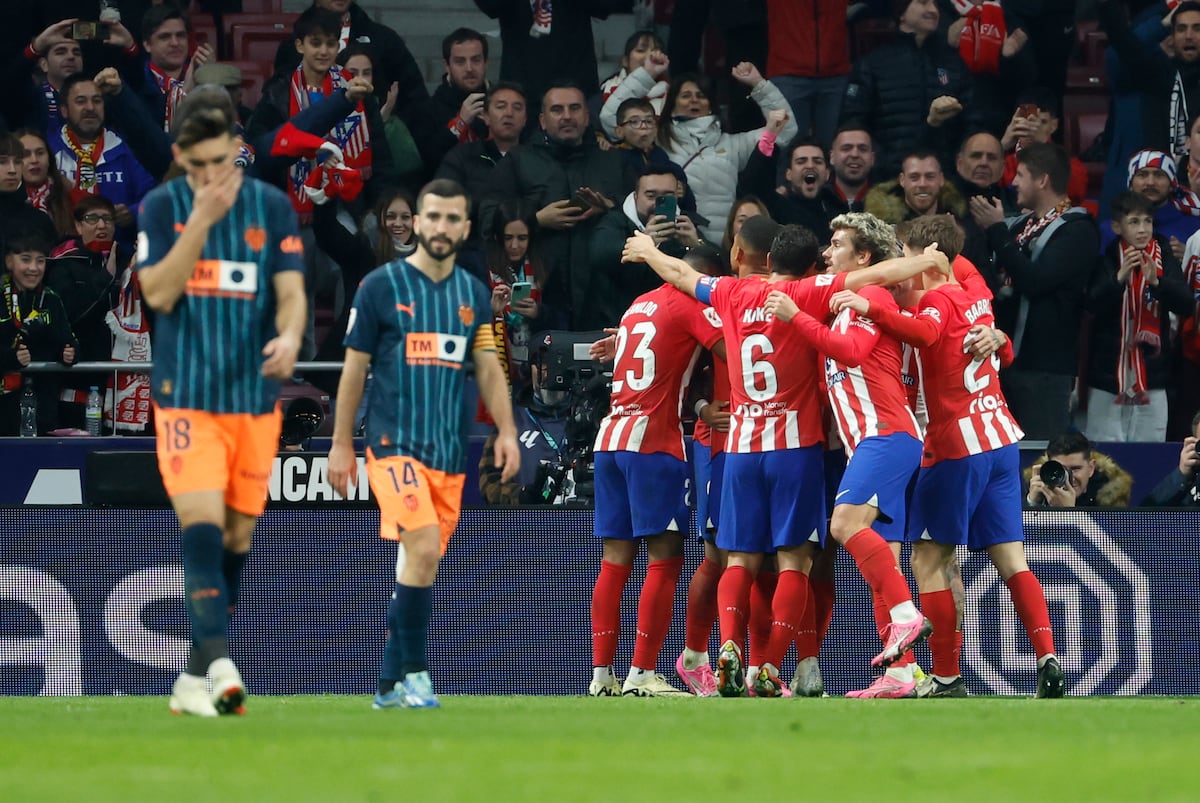 Así hemos contado la victoria del Atlético de Madrid frente al Valencia ...