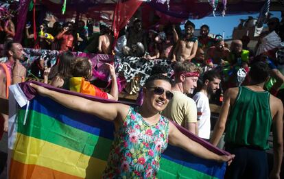 Manifestación del orgullo gay en Barcelona. 