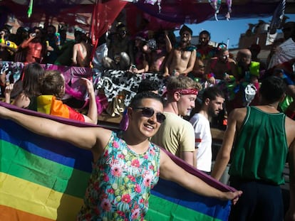 Manifestación del Orgullo en Barcelona, en una fotografía de archivo.