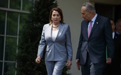 Nancy Pelosi y Chuck Schumer.