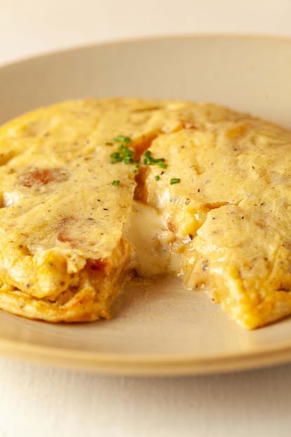 Tortilla trufada de Las Tortillas de Gabino.