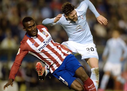 Jackson, durante el partido de ida de cuartos de final de la Copa ante el Celta