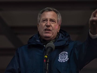 El alcalde de Nueva York, el dem&oacute;crata Bill de Blasio