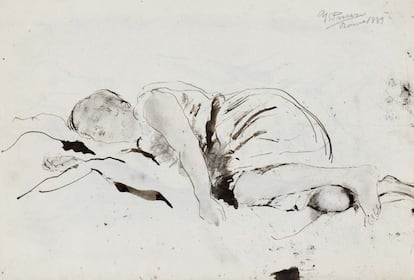 Mujer durmiendo, Romna, 1889
