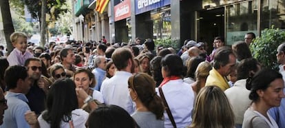 Concentración para pedir que liberen al periodista catalán secuestrado en Siria.