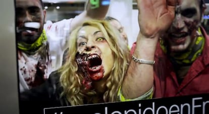 Una imagen promocional de la iniciativa 'Pon un zombie en tu vida', en el festival Metrópoli.