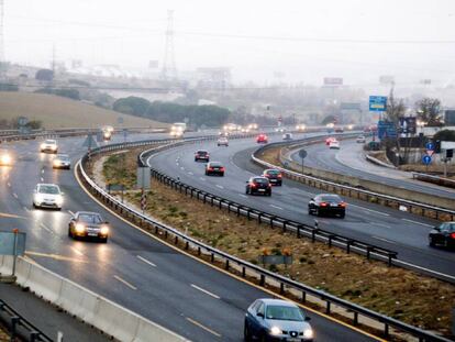 Estado del tr&aacute;fico en la A5, carretera de Extremadura durante el puente de la Constituci&oacute;n y la Inmaculada. 