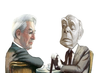 Ilustración Vargas Llosa