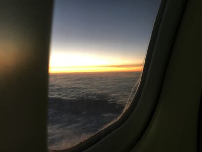 Vuelo de Madrid-Almería, en vísperas de Navidad.