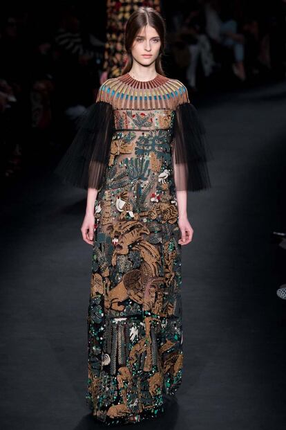 desfile valentino otoño invierno 2015 2016 paris fashion week