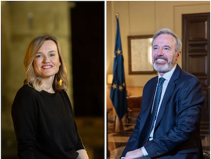 Azcón y Alegría en seis frases: los candidatos del PP y el PSOE que pugnan por la presidencia de Aragón