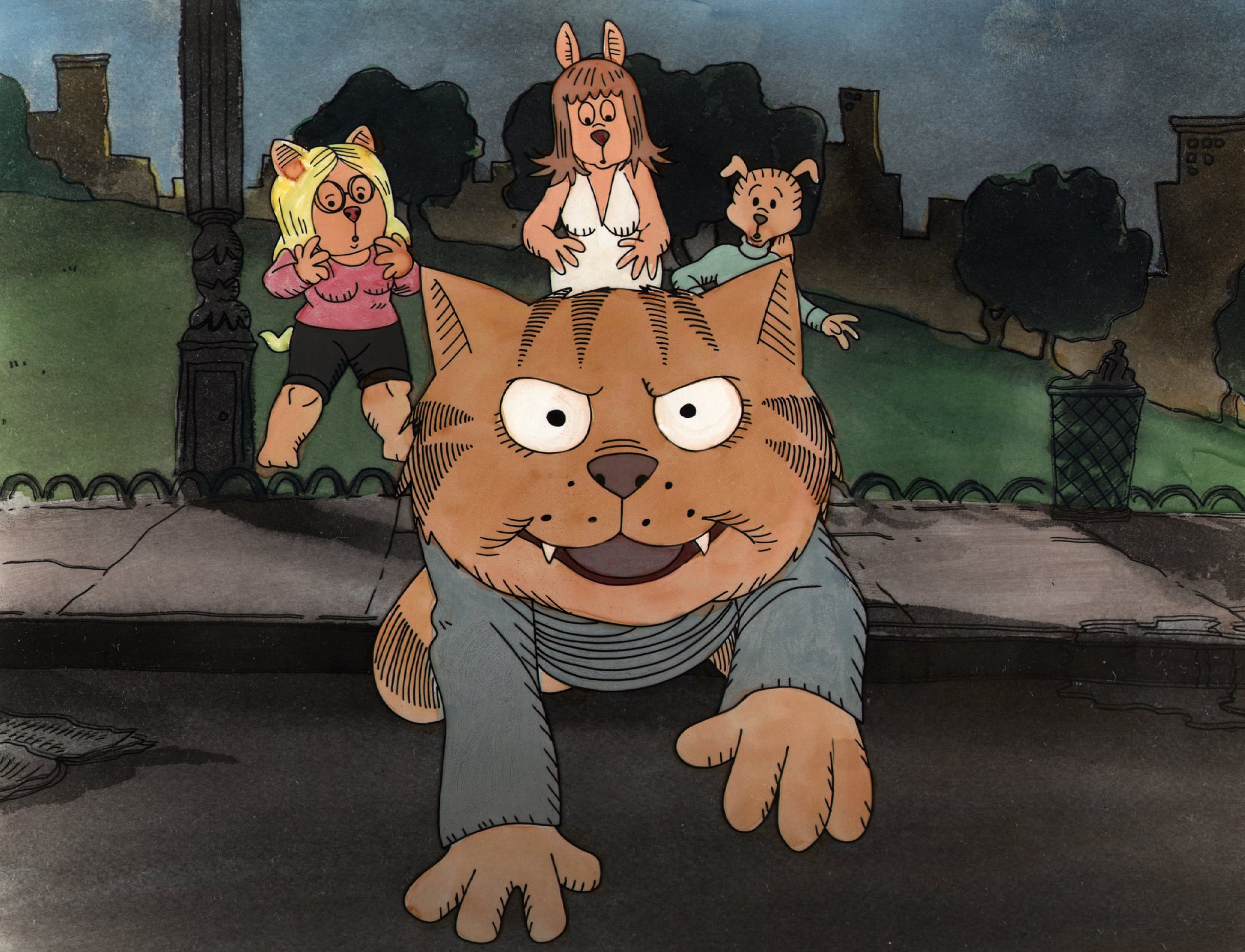 Un gato nihilista que fumaba marihuana y buscaba sexo: ‘Fritz’, la primera película de dibujos clasificada X