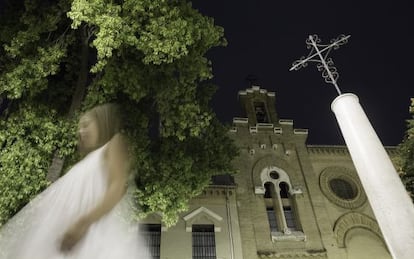 Plaza de las Mercedarias, en Sevilla, uno de los lugares que recorre la ruta tem&aacute;tica &#039;Sevilla Negra&#039;. 