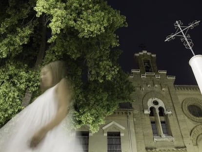 Plaza de las Mercedarias, en Sevilla, uno de los lugares que recorre la ruta tem&aacute;tica &#039;Sevilla Negra&#039;. 