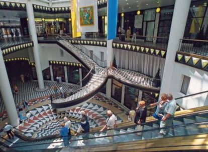 Interior de un edificio en la Friedrichstrasse, Berlín