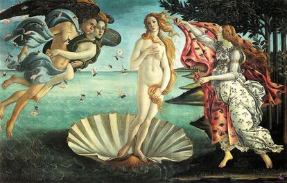 'El nacimiento de Venus', de Sandro Botticelli