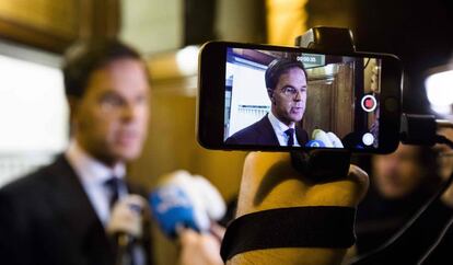 El primer ministro holand&eacute;s, Mark Rutte, el pasado d&iacute;a 3 en La Haya.