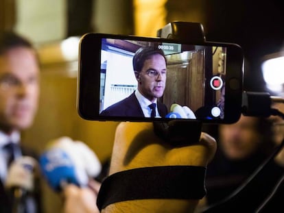 El primer ministro holand&eacute;s, Mark Rutte, el pasado d&iacute;a 3 en La Haya.