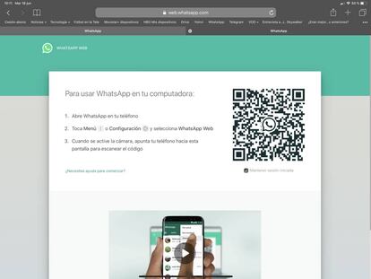 WhatsApp Web para iPad