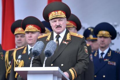 Alexander Lukashenko el 6 de mayo en Minsk.