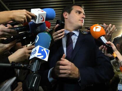 Albert Rivera, en el Congreso de los diputados.