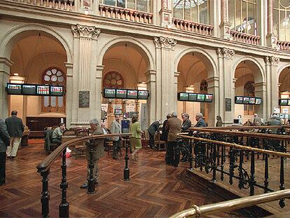 Panorámica de la Bolsa de Madrid.