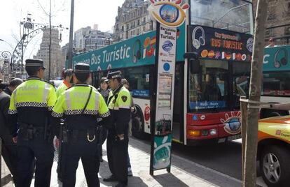 El bus turístico de Barcelona, en una imagen de archivo.