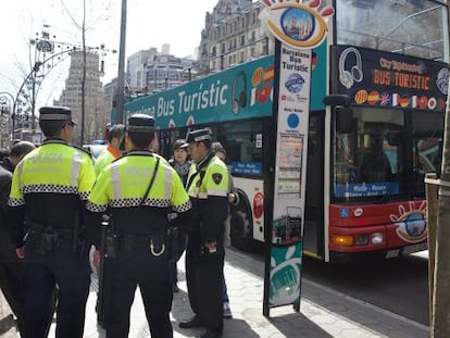 El bus turístico de Barcelona, en una imagen de archivo.