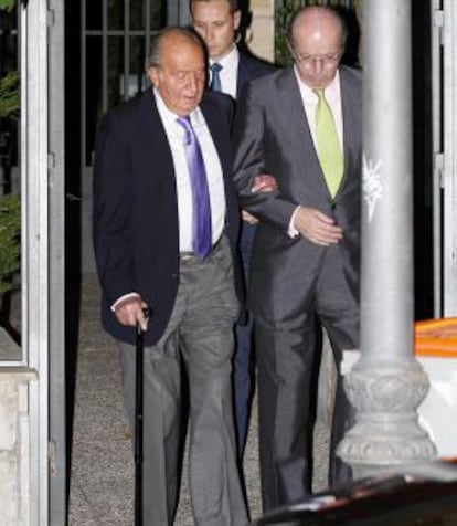 Juan Carlos with his advisor Rafael Spottorno.