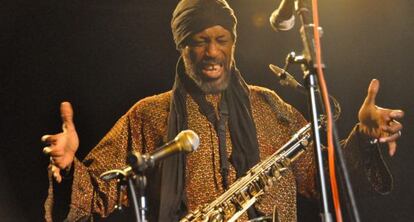 El saxofonista Abdu Salim.
