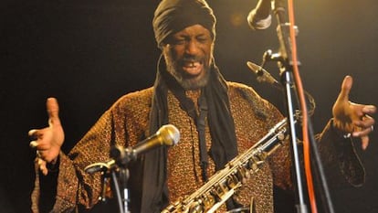 El saxofonista Abdu Salim.