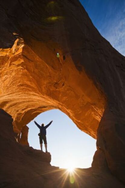 Looking Glass Arch, en el parque nacional de Arches, en Utah (EE UU).