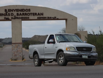 Vista de la antigua entrada a las minas de Barroterán, en el municipio de Progreso, en el Estado de Coahuila (México), el 14 de agosto de 2022.