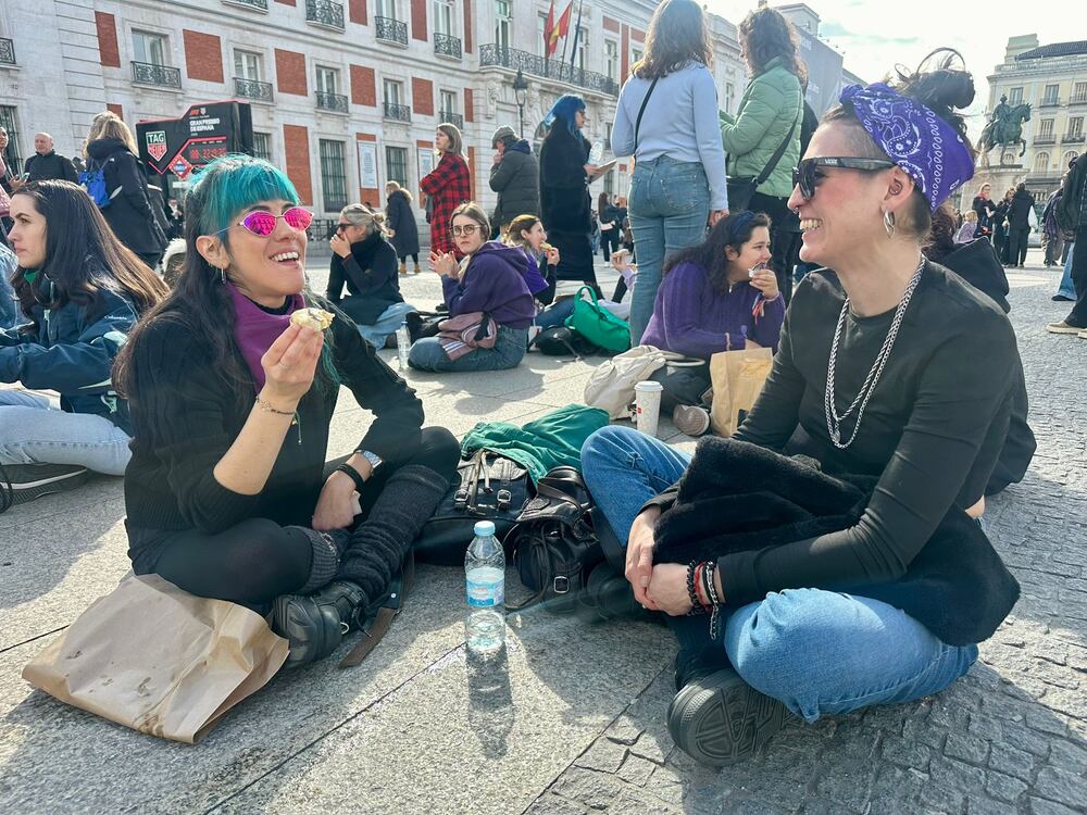 8M en la Puerta del Sol, en Madrid. © Domitila Diez