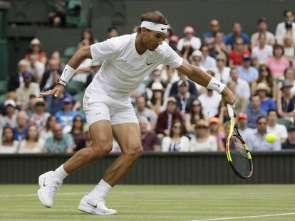 Nadal, en el partido contra Tsonga.