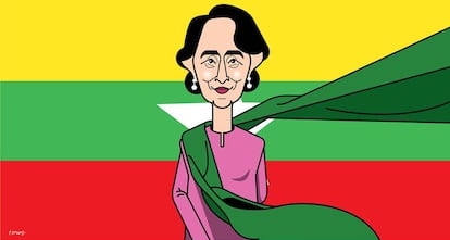 Aung San Suu Kyi, símbolo de la lucha democrática en Myanmar